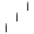 thumbnail image 1 of QualitChoice Microphone Artificiel Portatif à Main pour Enfants, Diffusion en Direct, Scène, Performance, Simulation Portable, Faux Micro, Accessoires, Jouet, Festival, 48 Tubes, Ensemble de 3, 1 of 6