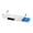 White, variant on Luzkey Keyboard Tray under Desk Keyboard Holder with Rotatable Mouse Sliding Keyboard Drawer Keyboard Shelf for Work Gaming White