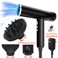 thumbnail image 1 of SKIMI Ionic Hair Dryer, Black Blow Dryer, 110000RPM High-Speed Brushless Motor, Lightweight, 1600W, 1 of 8
