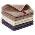 thumbnail image 1 of Lefu 6 pcs 34x34cm Bar Kitchen Towels Set Tea Towel Dish Clean Cloth Absorbent Soft, 1 of 9