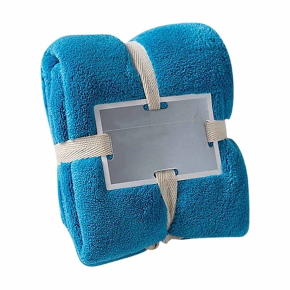 36x80cm Soft Coral Fleece Towel, Highly Absorbent Bath Towel for Everyday Use, Machine Washable and Quick-Drying