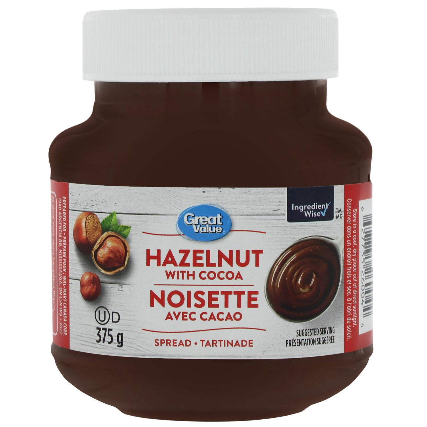 Great Value Hazelnut with Cocoa Spread