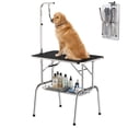 thumbnail image 1 of PawHut Dog Grooming Table with 8-39 Inch Height Adjustable Grooming Arm, 1 of 10
