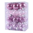 thumbnail image 1 of RKSTN Fall Decorations for Home 24PCS Christmas Tree Ornament Pendant Party Supplies Tree Hanging Plastic Ball Decorations, 1 of 2