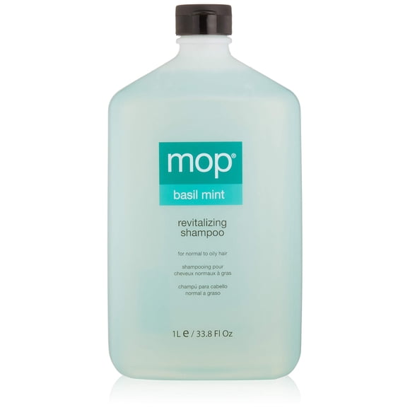 MOP Revitalizing Shampoo, Basil Mint, 33.8 Fl Oz