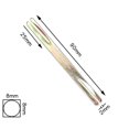 thumbnail image 1 of 85--130mm Square Spindle 8mm Galvanised Door Window Handle Iron Square Pin Home Door Hardware Accessories, 1 of 8