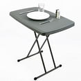 thumbnail image 2 of Iceberg 65491 Indestructible Too Série 1200 Table Personnelle Pliante en Résine 30 x 20 Charbon, 2 of 4