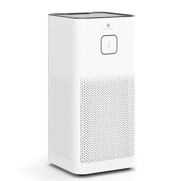 Medify MA-50 Air Purificateur avec Filtre HEPA H13 Véritable, Couverture de 1100 Pi2 pour Allergènes, Fumée d'Incendie de Forêt, Poussière, Odeurs, Pollen, Squames d'Animaux, Silencieux, Élimination de 99,9 % à 0,1 Micron, Blanc, Lot de 1
