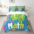 thumbnail image 2 of YST Kids Math Equation Comforter Set King Mathematics Formula Biology Bedding Set With Sheets For Boys Girls Math Geometry Science Bed In A Bag 7 Piece Educational Reversible Bed Set, 2 of 5