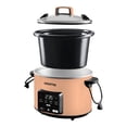 thumbnail image 3 of Gourmia 4.5 QT Programmable Slow Cooker, 5 Presets, Keep Warm, Peach, 3 of 6