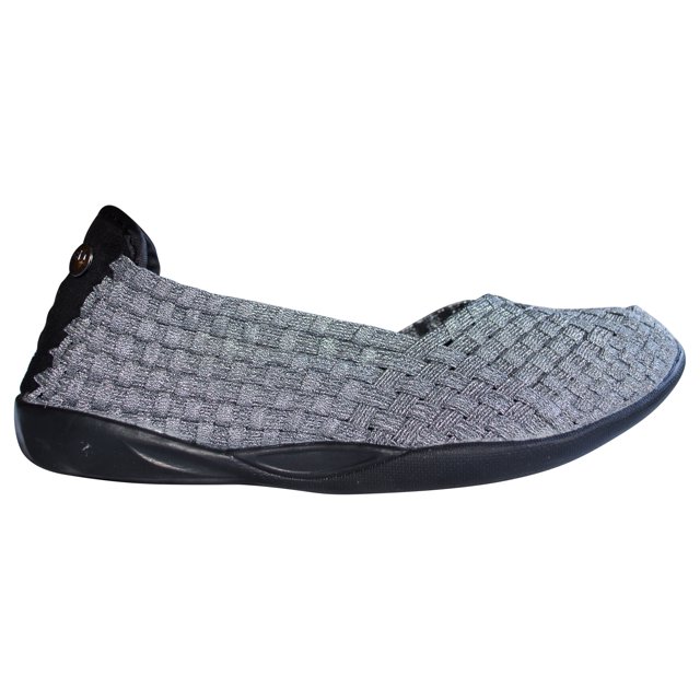 Bernie Mev Ballerines Plates de Défilé pour Femmes - Étain