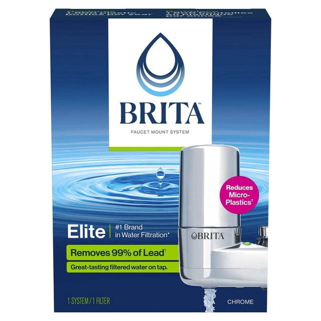 Brita On Tap Faucet Water Filter System, Chrome,