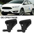 thumbnail image 1 of Windshield Washer Nozzle 2pcs Black Nozzle Plastic 2012-2017 CP9Z-17603-B For Focus Front Windshield High Quality, 1 of 12