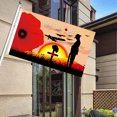thumbnail image 2 of Oubit House Outdoor Flag,90 x 150cm Remembrance Single Layer Polyester Banner Remembrance Day Banner Flag High-End Performance, 2 of 5