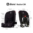 thumbnail image 2 of Diono Radian 3R All-in-One Convertible Car Seat, Slim Fit 3 Across, 2 of 9