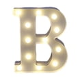 thumbnail image 2 of LED Alphabet Letter Lights Sign – Warm White Battery Powered Marquee Light for Christmas, Birthday, Party, Bar, and Home Decor (Single Letter, 7.3 in x 8.8 in), 2 of 2