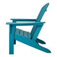 thumbnail image 3 of Leisure Classics Indoor Outdoor Adirondack Patio Deck Chair, Turquoise, 3 of 9
