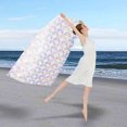 thumbnail image 5 of Meitianfacai Microfiber Beach Towel Super Lightweight Colorful Bath Towel Sandproof Beach Blanket Multi-Purpose Towel For Travel Swimming Pool 28x55 Inch, 5 of 5