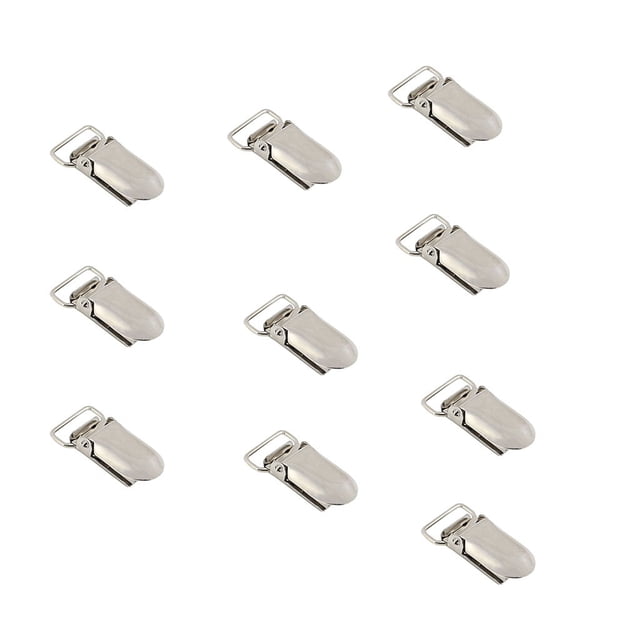Product &Craft&Stationery Dummy Pacifier Hook Metal Clips Kit for ArtsCrafts & Sewing – 10 Inserts & Holders Pcs