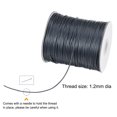 thumbnail image 3 of Unique Bargains Beading Thread Bracelet Weave Bead Craft Cord 1.2mm 158M/Roll (172-Yards) Decorative String, Deep Grey, 3 of 7