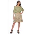 thumbnail image 1 of Moomaya Jupe Courte Plissée en Coton Imprimé Mini pour Femmes Vêtements Décontractés, 1 of 6