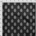 thumbnail image 3 of oneOone Viscose Jersey Fabric Leaves & Tree Block Print Sewing Fabric BTY 60 Inch Wide, 3 of 5