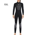 thumbnail image 2 of QualitChoice Combinaison de Plongée Haute Efficacité à Manches Longues, Maillot de Bain Doux pour la Peau, Col Ras du Cou Classique, Structure Composite à Trois Couches, Combinaison pour Femmes, Noir, TTG, 2 of 6