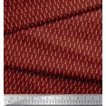 thumbnail image 3 of Soimoi Red Cotton Poplin Fabric Lighthouse Nautical Decor Fabric Printed Yard 56 Inch Wide, 3 of 3