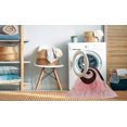 thumbnail image 2 of Ahgly Tapis d'Intérieur Lavable en Machine Carré Transitionnel Rose, 8 Pieds Carré, 2 of 7