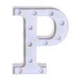 thumbnail image 1 of zanvin Alphabet LED Letter Lights Light Up White Plastic Letters Standing Hanging A-M &, 1 of 3