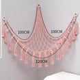 thumbnail image 4 of facefd Hamac pour Toutous Filet en Peluche Filet d'Angle Jouet Macramé Bohème Salon Présentoir Rangement, 4 of 9