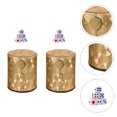 thumbnail image 4 of Golden PU Leather Dice Game Cup with AntiSkid Design for Party and Home Use Size 2.5x4.5 Inch, 4 of 8