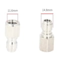 thumbnail image 2 of GLFILL G1/4 High Pressure Washer Coupler Copper Quick Connect Fitting Male Thread Accessorie Car Washer Adapter Garden Irrigation Joint #18, 2 of 9