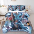thumbnail image 1 of YST Kawaii Dragon Theme 7-Piece Comforter Set for Kids, Cartoon Bedding Set, 1 of 4