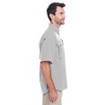 thumbnail image 3 of PFG Bahama II Short Sleeve Shirt, 3X, Cool Grey, 3 of 3