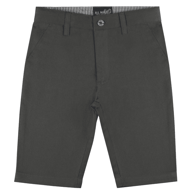 Buyless Fashion Shorts Garçon Pantalon devant Plat Coton Décontracté Coupe Droite