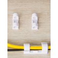 thumbnail image 2 of 16pcs/set transparent self-adhesive cable fastener Multi-function cable organizer, 2 of 4