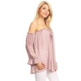 thumbnail image 3 of Women Renaissance Off Shoulder Top Costumes Blouse Boho Peasant Shirt, 3 of 5