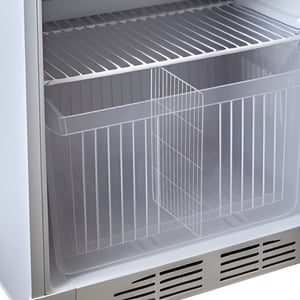 OUNONA Diviseur de partition de congélateur en métal blanc pour utilisation fiable et flexible