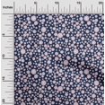 thumbnail image 1 of oneOone Tissu Flex Coton Bleu Floral & Texture Matériel de Robe Tissu Imprimé Tissu au Mètre 40 Pouces de Large, 1 of 4