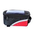 thumbnail image 1 of Kmbangi Bicycle Folding Front Bag, Outdoor Waterproof Storage Bag, Phone Holder, 1 of 6