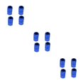 thumbnail image 1 of Youkk 4 Pieces Decorative Tire Caps Exquisite Tyre Part Modifying Accessory Blue 3Set, 1 of 6