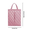 thumbnail image 3 of Save Big! Diamond Leather Car Tissue Box, Seat Back Hanging Tissue Holder, Car Interior Two-Use DIY Tissue Box, Stylish Paper Organizer for Car and Home, 3 of 7