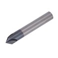 thumbnail image 1 of 3 Flute Chamfer End Mill, Tungsten Steel Milling Cutter Bit 90 Milling Cutter Bit Professional Durable Simple To Operate  For Industrial Supplies, 1 of 8