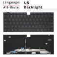 thumbnail image 4 of Original US RU Keyboard Backlight For HUAWEI MateBook X Pro MACHR MACH-W19L W19B W29L W09 MACHC-WAH9LP/WAE9LP NSK-360BN 9Z.NEXBN UK Backlight, 4 of 5