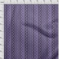thumbnail image 4 of oneOone Cotton Silk Purple Fabric Asian Block Craft Projects Decor Fabric Printed By The Yard 42 Inch Wide, 4 of 4