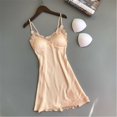 thumbnail image 2 of Nuisette en Dentelle de Soie Col en V pour Femme, 2 of 4