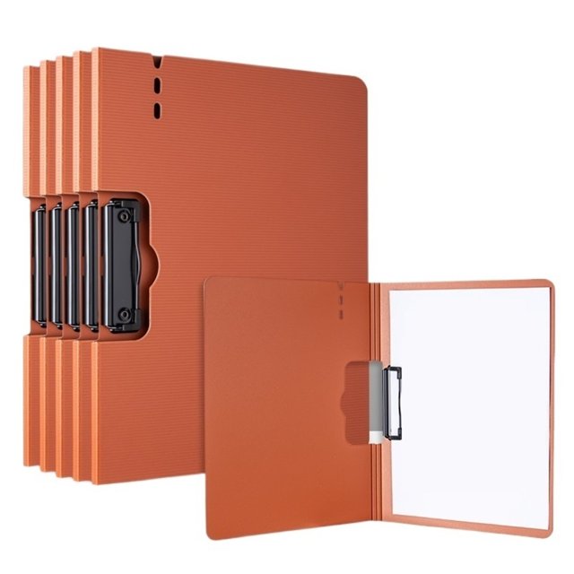 5 Pcs Pince Unique Dossier A4 Multifonction Pliable Bloc-Notes Stockage de Données Fournitures de Bureau
