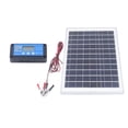 thumbnail image 1 of 50W Solar Panel Kit, Solar Panel Charge Controller Kit  Compact Easy Installation 18V  for Outdoor, 1 of 7