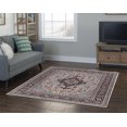 thumbnail image 4 of Emerald Grenier Grey & Teal 5' x 7' Area Rug, 4 of 6